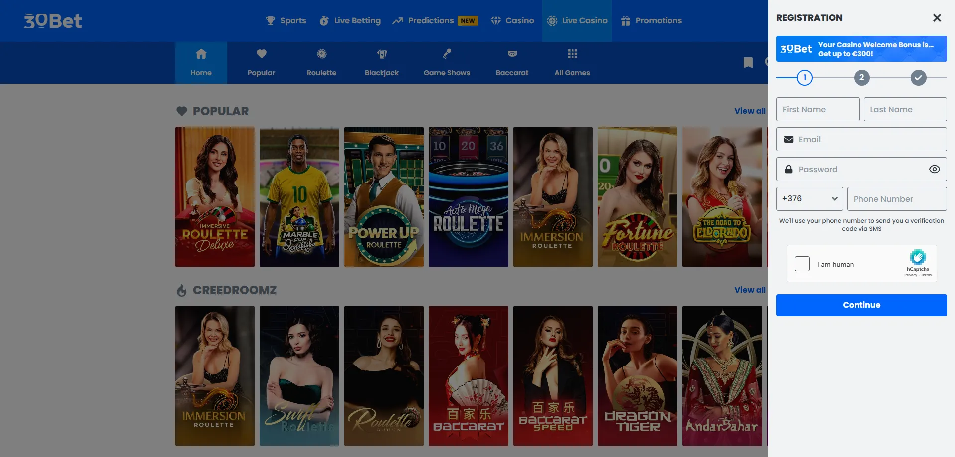 Cassino ao vivo no 30bet – mesas com dealers reais em tempo real